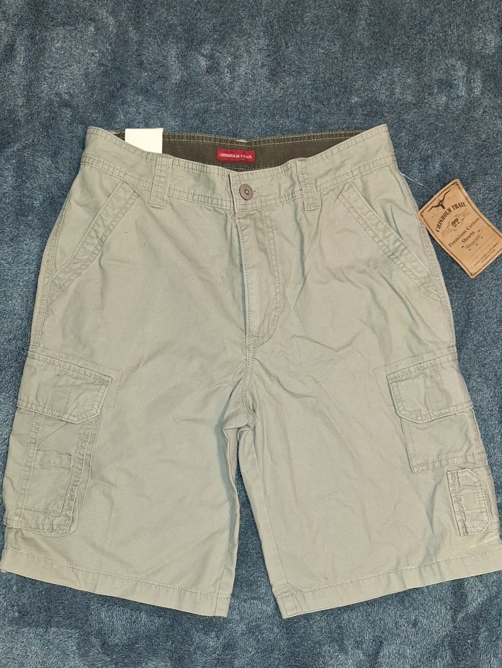 Chisholm Trail Original Tan Cargo Shorts with Utility Pockets